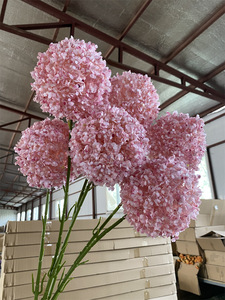 Nouvel arrivage de fleurs artificielles <span class=keywords><strong>allium</strong></span> géant boule romantique pour la décoration de vase de maison de mariage - Product Image 4