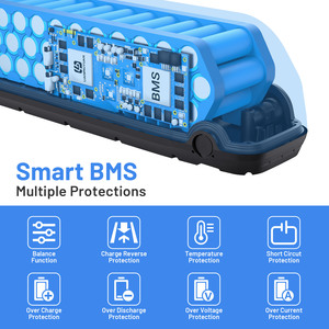 Batería de Litio de 36V 20Ah para Bicicleta Eléctrica con Cargador BMS de 20A, Certificación CE, Stock en Alemania, Envío Gratis, Envío Rápido - Product Image 5