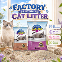 Litière pour chat personnalisée, écologique, 5L/10L, faible teneur en poussière, agglomération rapide et contrôle des odeurs pour commandes de marques