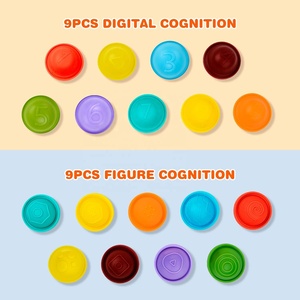 Vente chaude Spinning Dimple Sensory Fidget Jouets De Bain 3 PCS Pop up Ventouse Spinner Jouets pour Bébés Jouets De Bain - Product Image 5