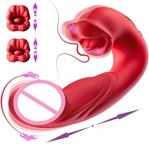 Vibrateur lapin 3-en-1 silencieux, 7 vitesses télescopiques, 7 modes de vibration, 5 modes de stimulation, étanche IPX7, jouet sexuel pour femmes - Product Image 2