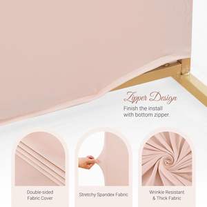 Penutup lengkungan spandeks elastis krem latar belakang atas <span class=keywords><strong>2</strong></span> sisi untuk pesta wisuda Hari Valentine pernikahan Hari Valentine - Product Image 5