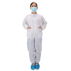 ملابس قابلة لإعادة الاستخدام وقابلة للغسل ، ملابس <span class=keywords><strong>Esd</strong></span> ، بدلة مضادة للستاتيكية ، آمنة من البوليستر ، غطاء مضاد للساكنة - Product Image 6