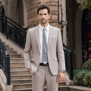 Costume d'affaires de haute qualité, costume de mariage pour <span class=keywords><strong>homme</strong></span>, costume de banque, uniforme de travail de bureau, <span class=keywords><strong>vêtements</strong></span> pour <span class=keywords><strong>homme</strong></span>, costume formel pour <span class=keywords><strong>homme</strong></span>, veste et pantalon - Product Image 6