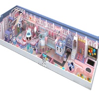 Aire de jeux intérieure en aluminium, château gonflable, maisonnette pour enfants, toboggan, équipement de parc d'attractions commercial, marque Qiyuan, sur mesure