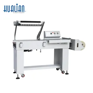 BSL-5045L HUALIAN Semi Automatic L Bar Film Carton Case Shrink Wrap Wrapping Sealing And Cutting Packaging Machine