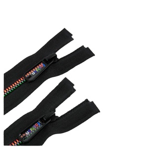 Haute Qualité 5 #   <span class=keywords><strong>Fermeture</strong></span> éclair coulissante à glissière auto-bloquante en résine arc-en-ciel, écologique, à extrémité ouverte, <span class=keywords><strong>pour</strong></span> sacs, vêtements, textiles de maison, chaussures, personnalisable - Product Image 1