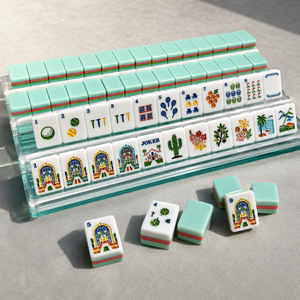 Juego de Mahjong Americano Country Club Golf, 31.5x23x16mm, Fichas Acrílicas de 4 Capas, 160 Piezas, 8 Jokers, Disponible <span class=keywords><strong>en</strong></span> Stock, Envío Rápido - Product Image 4