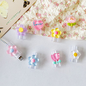 Coque de protection pour téléphone portable avec motifs de fleurs et d'animaux de dessin animé colorés Kawaii très populaires - Product Image 3