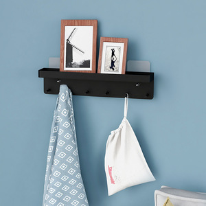 Panier <span class=keywords><strong>de</strong></span> tri <span class=keywords><strong>de</strong></span> <span class=keywords><strong>courrier</strong></span> pliable multifonction en acier au carbone avec 6 crochets, porte-clés mural en acier, organisateur <span class=keywords><strong>de</strong></span> rangement pour entrée - Product Image 3