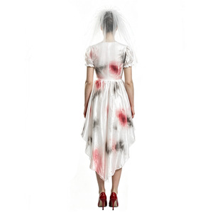 Disfraz de Halloween de Ángel Fantasma con Falda Blanca Ensangrentada para Mujer, Traje de Cosplay para Fiesta Temática de Terror - Product Image 3