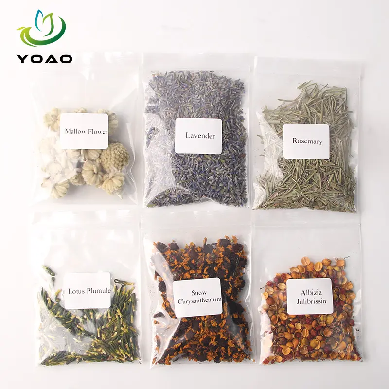 Amazon Hotselling 100% Natural Dried Flowers Herbs Kit For Soap Making DIY Candle Making Bath Resin Decoration