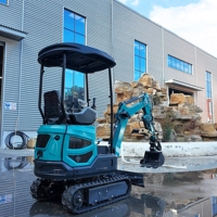 Mini-excavatrice polyvalente sur chenilles, excavatrice compacte, excavatrice Kubota, machine hydraulique pour petits projets