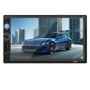 Universal USB AUX HD Camera 7 Inch 7010b Double Din Touch Screen Car Mp5 Player