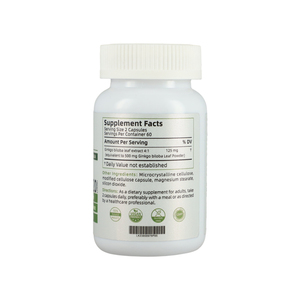 Personalizado Ginkgo Biloba Extra Ajuda a Reduzir a Inflamação e beneficiar Coração Cérebro e Saúde Ocular Ginkgo Biloba Cápsulas - Product Image 3