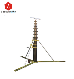 Mástil de torre de luz Manual, antena telescópica móvil con trípode - Product Image 3