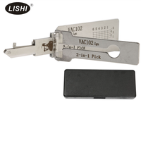 LISHI VAC102 (Ign) 2-en-1 Outil de crochetage et de décodage automobile pour Chrysler Dodge Jeep en acier inoxydable, usage professionnel par les serruriers