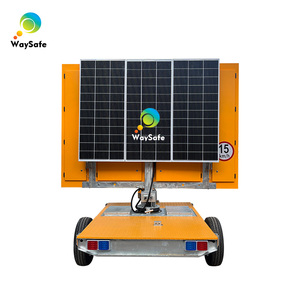 Segnali <span class=keywords><strong>a</strong></span> Messaggio Variabile LED Waysafe per Controllo Stradale, Ambra/Colore Completo, per Rimorchi DMS, Display Portatile <span class=keywords><strong>a</strong></span> Matrice Completa per <span class=keywords><strong>Traffico</strong></span> - Product Image 4