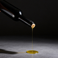 Bouteilles d'huile d'olive noires brillantes personnalisées pour la sécurité alimentaire, vente en gros, échantillons gratuits, 375 ml, 500 ml, 750 ml, bouteilles en verre pour huile d'olive