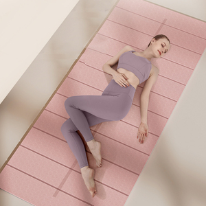 Sanfan có thể gập lại Yoga <span class=keywords><strong>Mat</strong></span> cho Du Lịch Gấp Yoga <span class=keywords><strong>Mat</strong></span> 6mm dày với dây đeo vai không trượt TPE tập thể dục Pilates <span class=keywords><strong>Mat</strong></span> 12 lần - Product Image 3