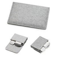 Vente chaude Portable feutre pochette d'ordinateur Logo personnalisé pochette d'ordinateur portable pour MacBook doux feutre tablettes sac de rangement sac à main