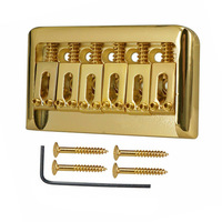 Gitar Elektrik Non-Vibrato Hard Tail 6 Senar dengan Saddle Bridge dari Logam Paduan untuk Telecaster