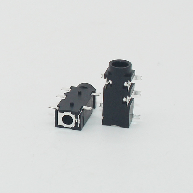3.5mm Mobile Earphone Jack 5 Pin Headphone Jack Audio Jack for PCB SMT Female Audio Connector Stereo Headphone Socket Phone Jack