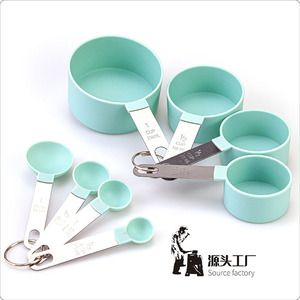 Stainless Steel <b>Measuring</b> <b>Cups</b> And Spoons Set 8 Pieces With Graduations <b>For</b> <b>Baking</b> Coffee Milk Powder - Product Image 3