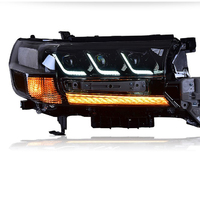 Vente en gros, prix d'usine, kit de carrosserie de phare modifié triple yeux pour Toyota Land Cruiser200 2016