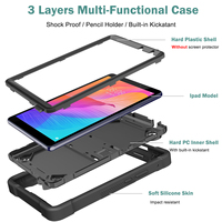 Housse de protection résistante antichoc pour Huawei Matepad T8 3 en 1, étui robuste pour tablette avec béquille, pour Huawei Matepad T8 8.0 pouces
