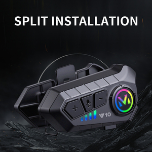 Y10 iki yönlü telsiz kask kulaklık en iyi motosiklet kask interkom kask bluetooth kulaklık - Product Image 6