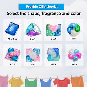 Viên giặt quần áo 4 trong 1 OEM/ODM, chất tẩy rửa quần áo dạng lỏng tự nhiên thân thiện với môi trường, hương hoa quả - Product Image 5