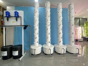 Kit de tour hydroponique aéroponique verticale à 6 étages, 24 trous, 9 étages, 40 plantes, avec pompe et réservoir d'eau pour jardin domestique, utilisation familiale en intérieur - Product Image 4