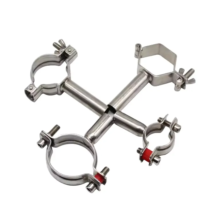 Sanitary Stainless Steel Holder Round Support Hanger Pipe Clamps Supports And Hangers