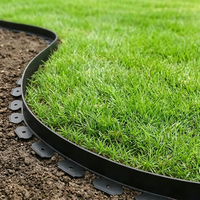 Bordure de jardin en plastique PE flexible Taurus Factory Direct, séparateur de paysage pour pelouse, jardin, cour, décoration extérieure