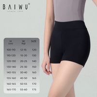 122212019 Baiwu Stage Nylon Formation Danse Porter Yoga Pantalon Pantalon Shorts Gymnastique Vêtements pour Filles