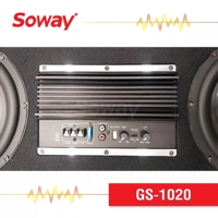 10 pouces 1200 watts 4 ohms bobine vocale unique Audio double chargé sous le siège Subwoofer haut-parleur boîtier pour BMW 740 son de voiture