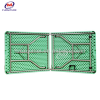 Location de Chaises et Tables Pliantes de Banquet, Table Extérieure Rectangulaire Moderne en Plastique 28*1.0 Mm. 4 pièces/carton ISO9001 11 kg 350 KG