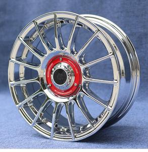 Jantes forgées chromées 16 pouces 4x100/108 <span class=keywords><strong>Racing</strong></span> <span class=keywords><strong>BB</strong></span> Sport pour voiture de tourisme Toyota Yaris Vitz Honda Fit Civic Ford Fiesta - Product Image 6