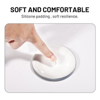 Tapis de souris personnalisé en forme d'oreiller, transparent en cristal, avec repose-poignet pour le jeu, pour la maison et le bureau
