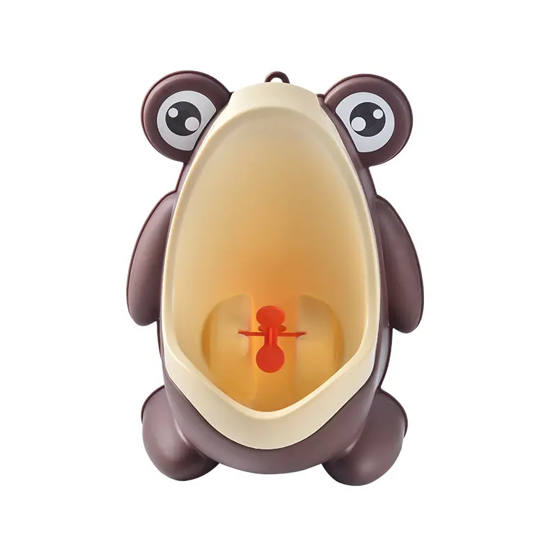 Frog Potty Children Potty Toilet Training Seat Kids Urinal with Hook for Boys Plastic Baby Urinal Pee Trainer