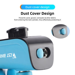 WEST BIKING Contraseña de seguridad Mini espiral de acero <span class=keywords><strong>Cable</strong></span> deporte bicicleta cerraduras 1,1 M colorido bloqueo bicicleta de montaña ciclismo bicicleta bloqueo - Product Image 5