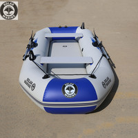 Bateaux à rames gonflables en PVC Solar Marine 2,3 m pour 3 personnes, kayak avec auvent pare-soleil, kit de confort en option pour la pêche en mer