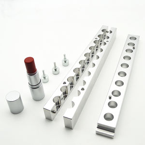 Плоские алюминиевые помадные палочки с 10 емкостями, заполняющая форма, создание бальзамов для губ, формы для наполнения, косметика, консилер, форма для палочек - Product Image 5