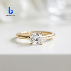 แหวนหมั้นเพชรสำหรับงานแต่งงานขนาด10K 14K 18K ได้รับการรับรองจาก IGI - Product Image 4