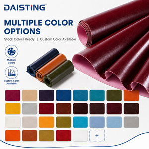 Rouleau <span class=keywords><strong>de</strong></span> cuir synthétique PVC effet huile cirée, simili cuir Rexine, pour revêtement <span class=keywords><strong>de</strong></span> canapé, intérieur <span class=keywords><strong>de</strong></span> voiture, sacs et pochettes, vente en gros, stock OEM - Product Image 4