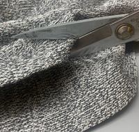 Tissu en microfibre 100% polyester Ripstop résistant aux coupures, style tricot, 300g/m, respirant, pour vêtements