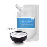 Base de gloss à lèvres Lakerain Versagel 200 ml pour gloss à lèvres, inodore, hydratante, base de gloss à lèvres mat pour gloss à lèvres DIY