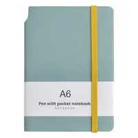 Yichen CQ004, bloc-notes minimaliste en simili cuir, nouveau format A7, petit bloc-notes de poche, bloc-notes portable pour affaires