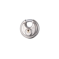 Cadenas à combinaison à 4 chiffres en acier inoxydable poli, portable, durable, pour le stockage personnel, réinitialisable, résistant aux intempéries, sans clé